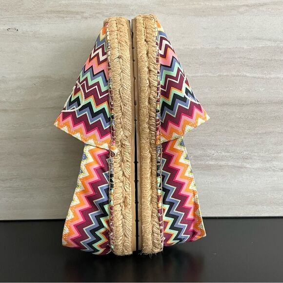 Authentic MISSONI Logo Embroidered Espadrilles Size 39 - Picture 6 of 9